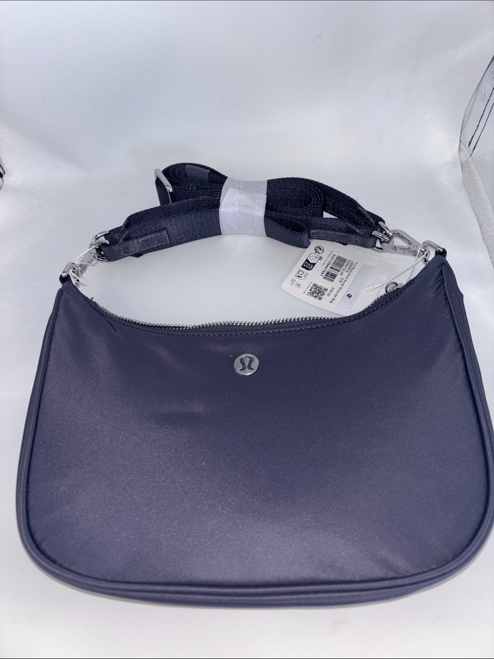 lululemon athletica Navy Shoulder Sling Bag with Detachable Strap
